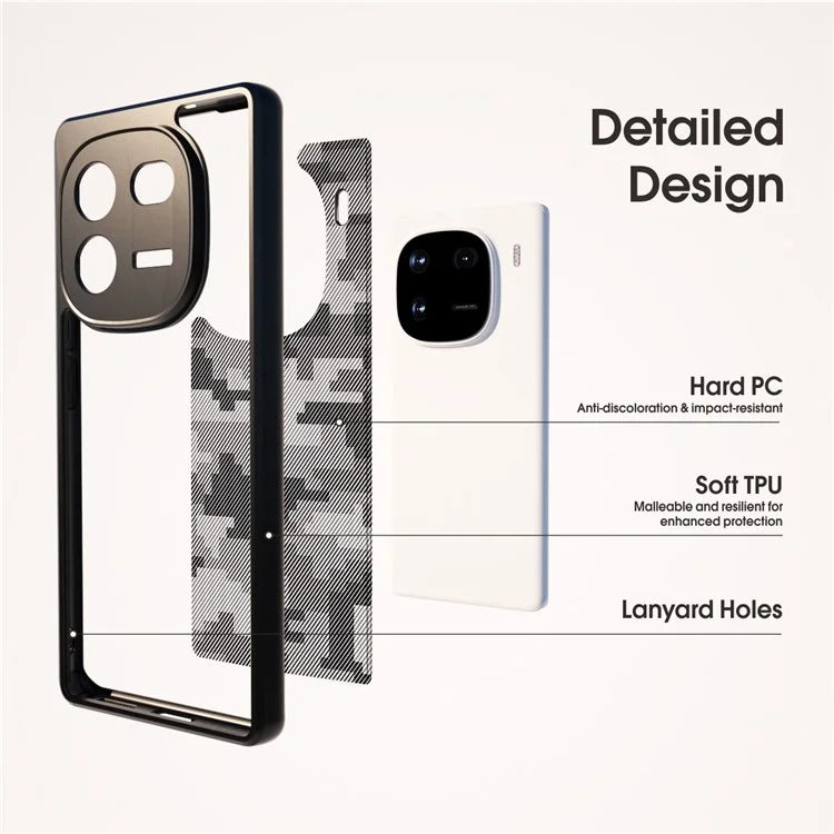 IBMRS For vivo iQOO 12 Pro 5G Case Airbag Protection Precise Lens Cutout Back Shell