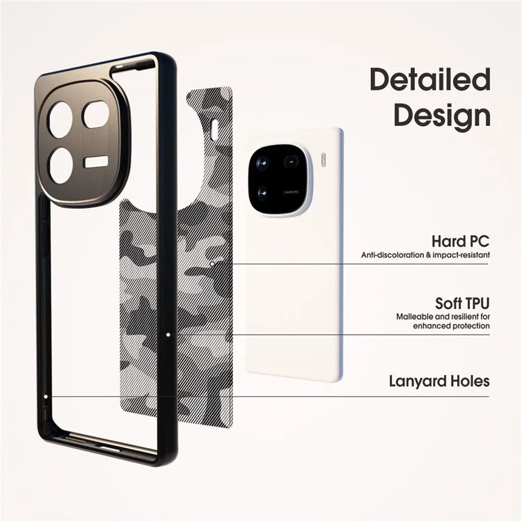 IBMRS For vivo iQOO 12 Pro 5G Case Airbag Protection Precise Lens Cutout Back Shell