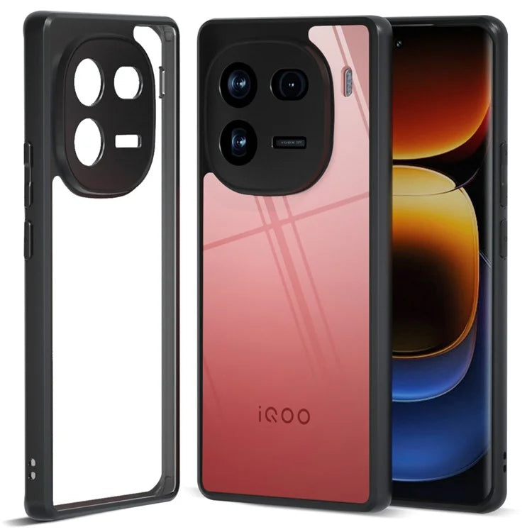 IBMRS For vivo iQOO 12 Pro 5G Case Airbag Protection Precise Lens Cutout Back Shell