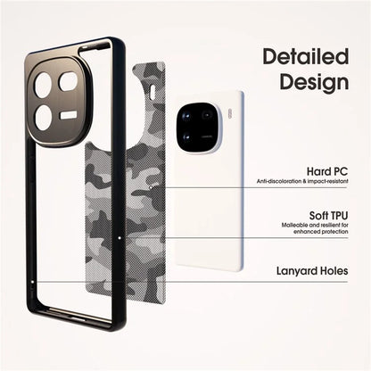 IBMRS For vivo iQOO 12 Pro 5G Case Airbag Protection Precise Lens Cutout Back Shell