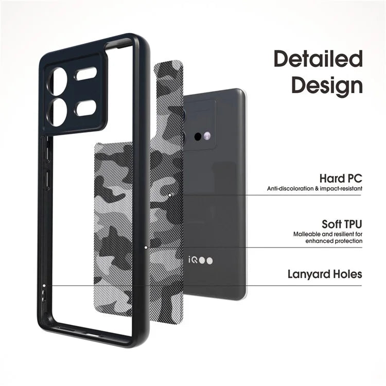IBMRS For vivo iQOO Neo8 5G / Neo8 Pro 5G Back Case Precise Cutout Camera Protection Phone Shell