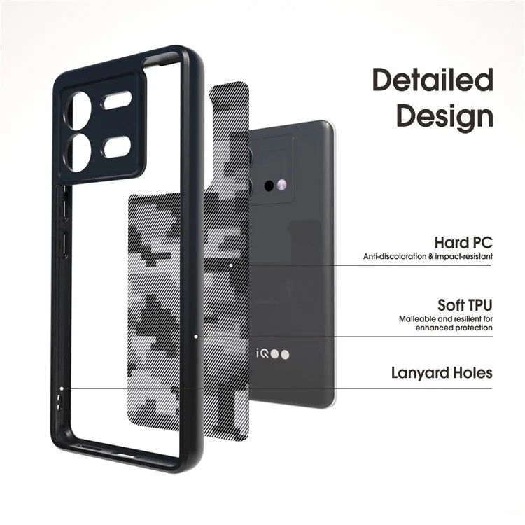 IBMRS For vivo iQOO Neo8 5G / Neo8 Pro 5G Back Case Precise Cutout Camera Protection Phone Shell