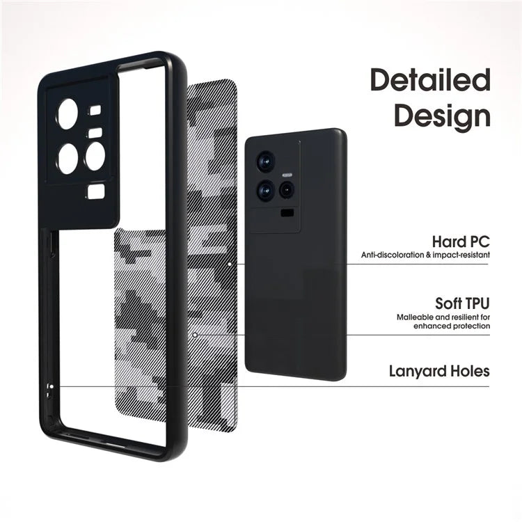 IBMRS For vivo iQOO 11 5G / 11S 5G Case Scratch Resistant Airbag Technology Phone Cover