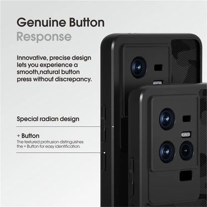 IBMRS For vivo iQOO 11 5G / 11S 5G Case Scratch Resistant Airbag Technology Phone Cover