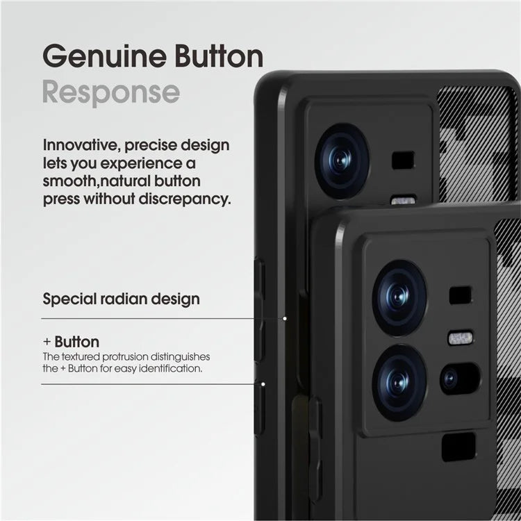 IBMRS For vivo iQOO 11 Pro 5G Case Impact Protection TPU+PC Phone Cover