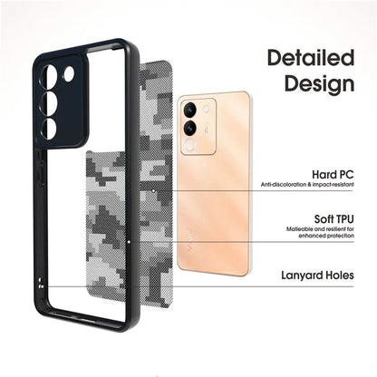 IBMRS Phone Case for vivo V29e (Global) 5G / Y200 4G Shell TPU+PC Scratch-proof Cover