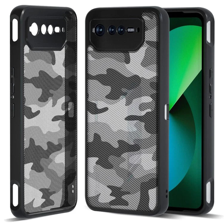 IBMRS For Asus ROG Phone 6 5G / Phone 6 Pro 5G / Phone 6D 5G Case Hard PC Back+Soft TPU Frame Protective Cover
