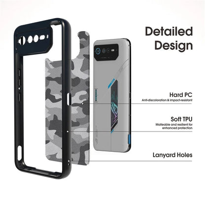 IBMRS For Asus ROG Phone 6 5G / Phone 6 Pro 5G / Phone 6D 5G Case Hard PC Back+Soft TPU Frame Protective Cover