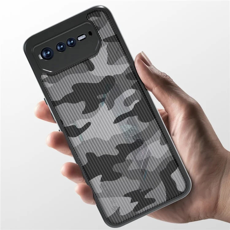 IBMRS For Asus ROG Phone 6 5G / Phone 6 Pro 5G / Phone 6D 5G Case Hard PC Back+Soft TPU Frame Protective Cover