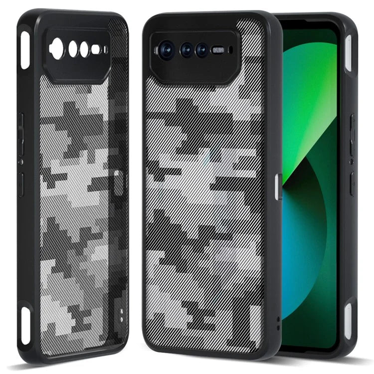 IBMRS For Asus ROG Phone 6 5G / Phone 6 Pro 5G / Phone 6D 5G Case Hard PC Back+Soft TPU Frame Protective Cover