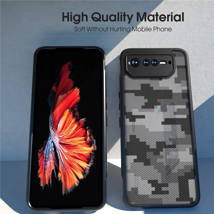 IBMRS For Asus ROG Phone 6 5G / Phone 6 Pro 5G / Phone 6D 5G Case Hard PC Back+Soft TPU Frame Protective Cover