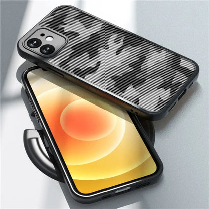 IBMRS For iPhone 12 Slim-Fit Phone Case Anti-Scratch TPU+PC Phone Cover Shell