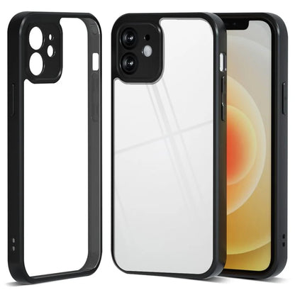 IBMRS For iPhone 12 Slim-Fit Phone Case Anti-Scratch TPU+PC Phone Cover Shell