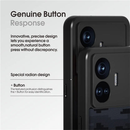 IBMRS For Realme GT Neo 5 5G / GT Neo5 SE 5G Case Hard PC Soft TPU Phone Guard Cover