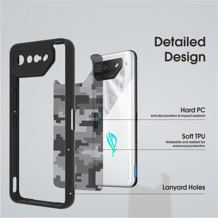 IBMRS For Asus ROG Phone 7 5G Cases Anti-Scratch TPU+PC Phone Cover Shell