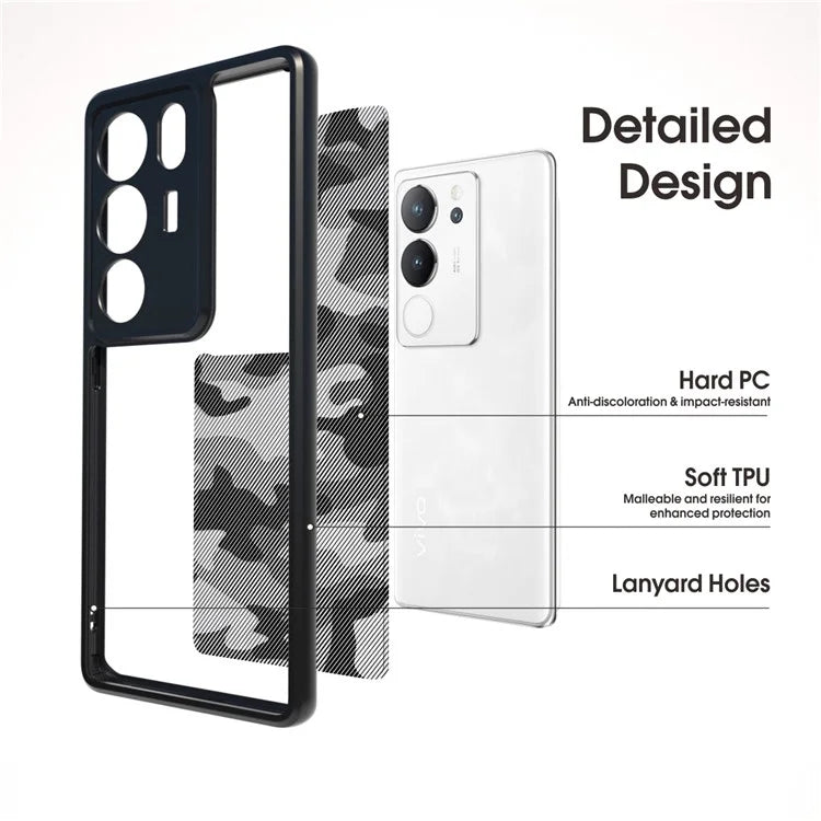 IBMRS For vivo S17 Pro 5G / S17 5G / V29 5G / V29 Pro 5G Case PC+TPU Precise Camera Cutouts Cover