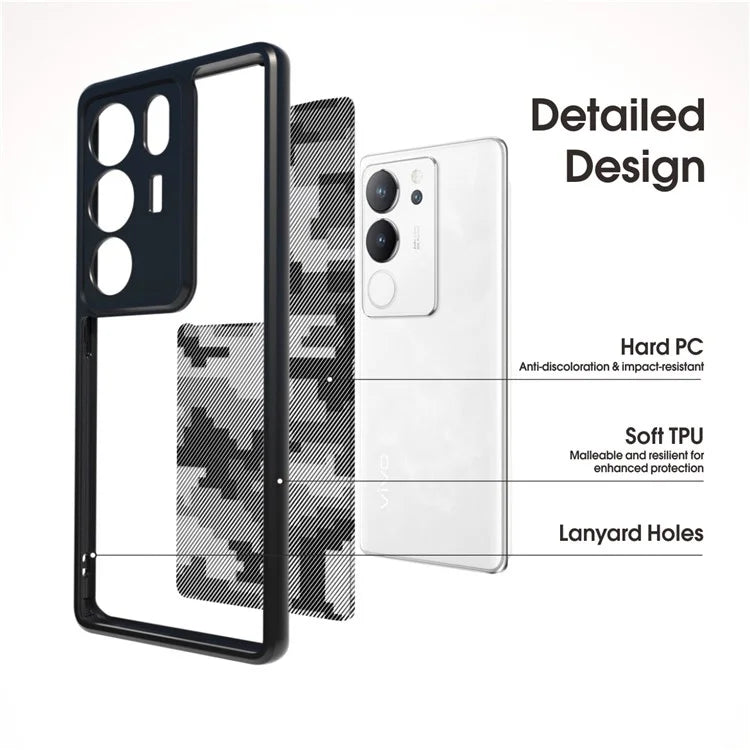 IBMRS For vivo S17 Pro 5G / S17 5G / V29 5G / V29 Pro 5G Case PC+TPU Precise Camera Cutouts Cover