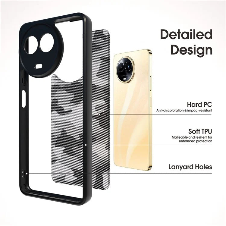 IBMRS For Realme 11 5G (Global) / 11x 5G Case PC+TPU Lens Protection Back Cover