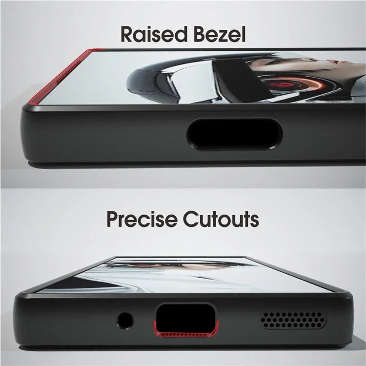 IBMRS Phone Cover for ZTE nubia Red Magic 9 Pro 5G / 9 Pro+ 5G Shockproof Case TPU+PC Phone Shell