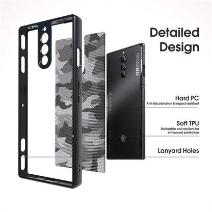 IBMRS For ZTE nubia Red Magic 8S Pro / 8 Pro+ 5G / 8 Pro 5G Cases Slim-Fit TPU+PC Phone Cover