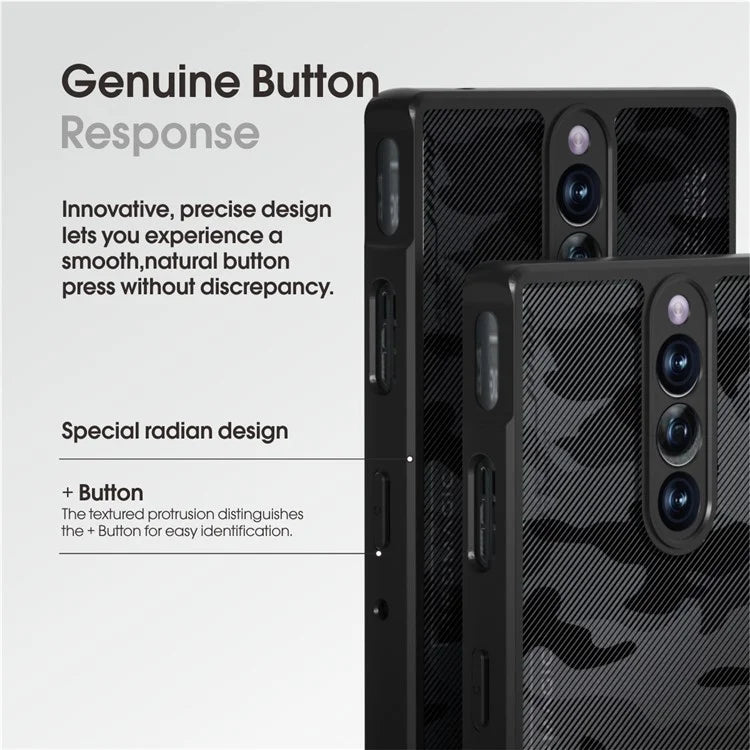 IBMRS For ZTE nubia Red Magic 8S Pro / 8 Pro+ 5G / 8 Pro 5G Cases Slim-Fit TPU+PC Phone Cover