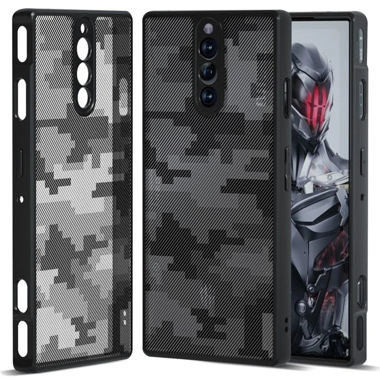 IBMRS For ZTE nubia Red Magic 8S Pro / 8 Pro+ 5G / 8 Pro 5G Cases Slim-Fit TPU+PC Phone Cover