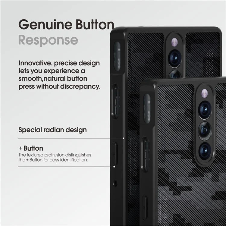 IBMRS For ZTE nubia Red Magic 8S Pro / 8 Pro+ 5G / 8 Pro 5G Cases Slim-Fit TPU+PC Phone Cover