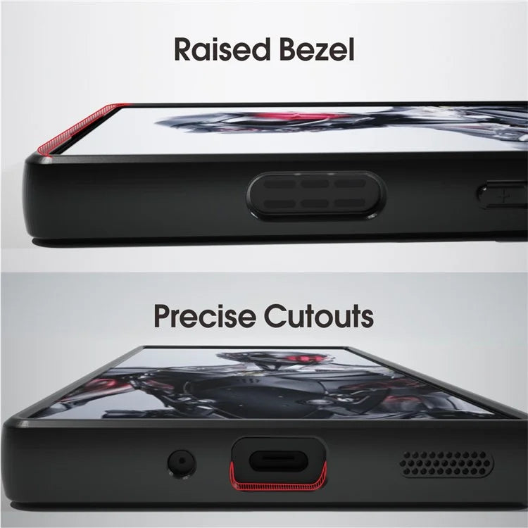IBMRS For ZTE nubia Red Magic 8S Pro / 8 Pro+ 5G / 8 Pro 5G Cases Slim-Fit TPU+PC Phone Cover