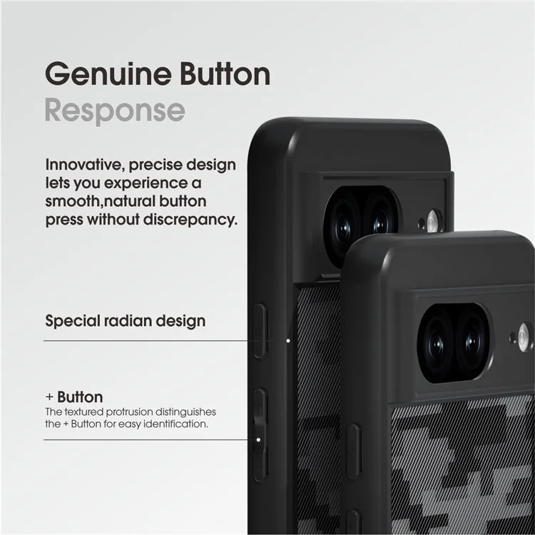 IBMRS For Google Pixel 8a Cell Phone Cover Case Shockproof TPU+PC Phone Shell