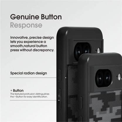 IBMRS For Google Pixel 8a Cell Phone Cover Case Shockproof TPU+PC Phone Shell