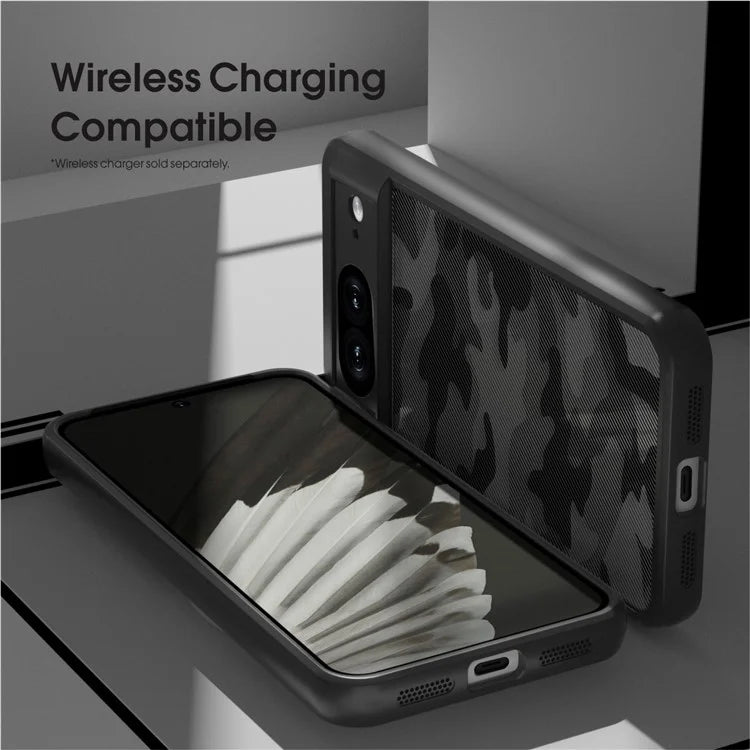 IBMRS For Google Pixel 8a Cell Phone Cover Case Shockproof TPU+PC Phone Shell