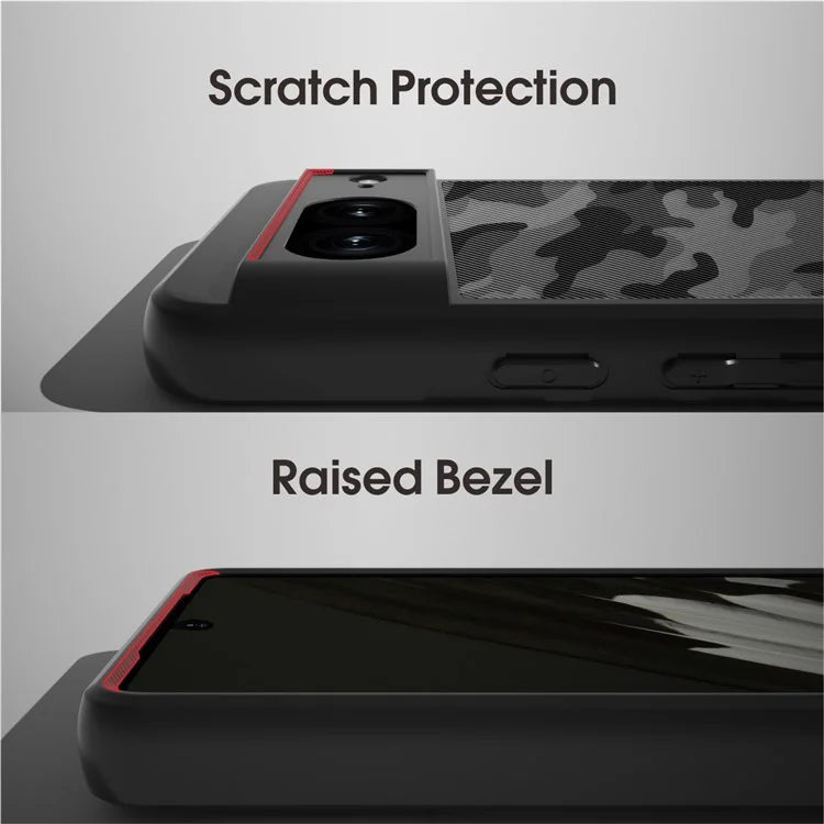 IBMRS For Google Pixel 8a Cell Phone Cover Case Shockproof TPU+PC Phone Shell