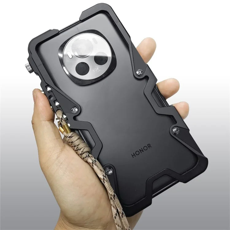 For Honor Magic6 Pro 5G Mechanical Arm Aluminium Alloy Case Bump Proof Phone Cover