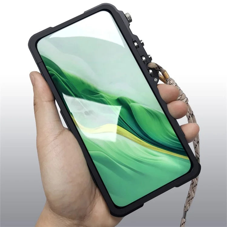 For Honor Magic6 Pro 5G Mechanical Arm Aluminium Alloy Case Bump Proof Phone Cover