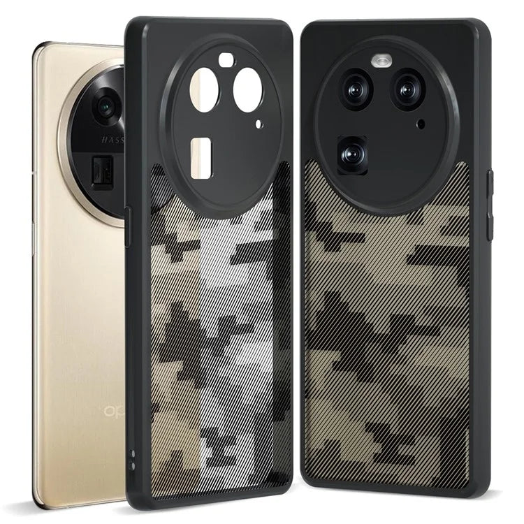 IBMRS Phone Case for Oppo Find X6 Slim-Fit Phone Cover Soft TPU+Hard PC Shell
