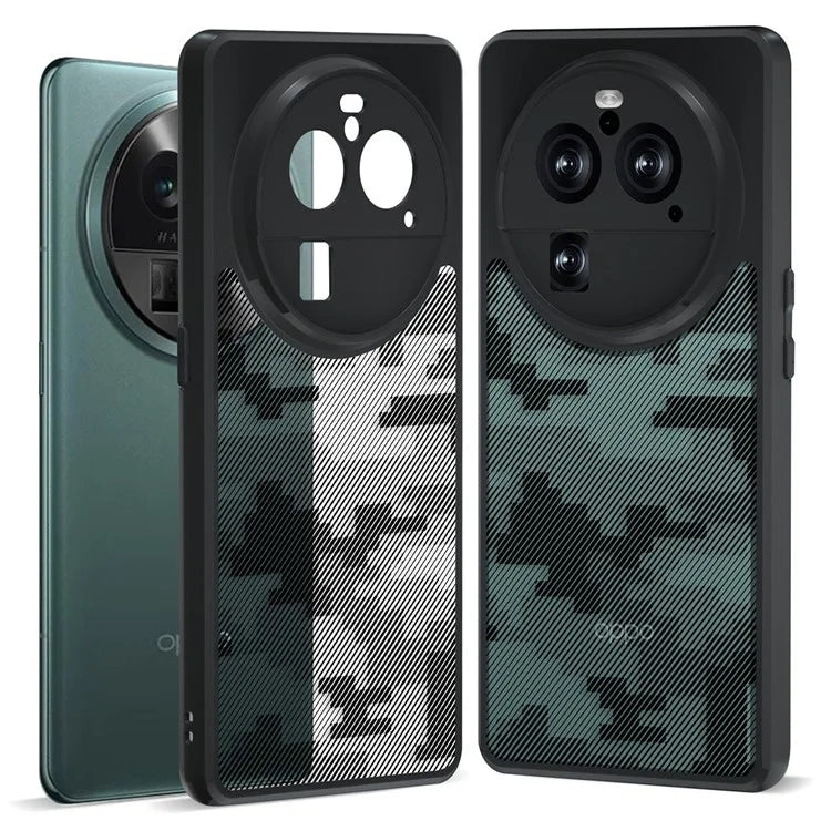 IBMRS Mobile Phone Case for Oppo Find X6 Pro Anti-Scratch TPU+PC Phone Cover