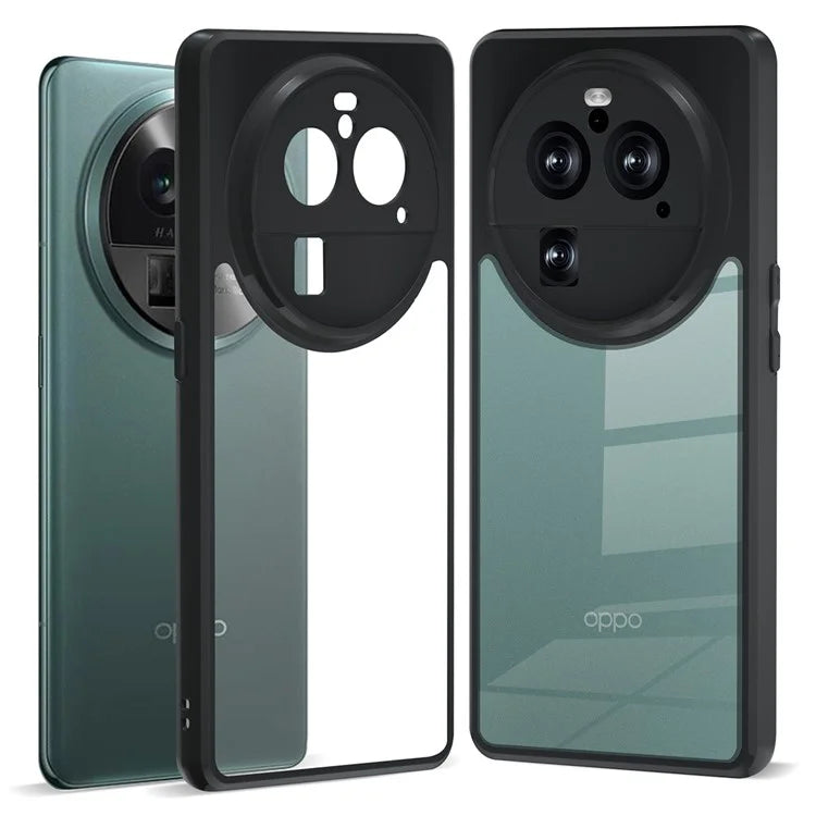 IBMRS Mobile Phone Case for Oppo Find X6 Pro Anti-Scratch TPU+PC Phone Cover