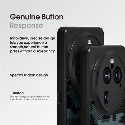 IBMRS Mobile Phone Case for Oppo Find X6 Pro Anti-Scratch TPU+PC Phone Cover