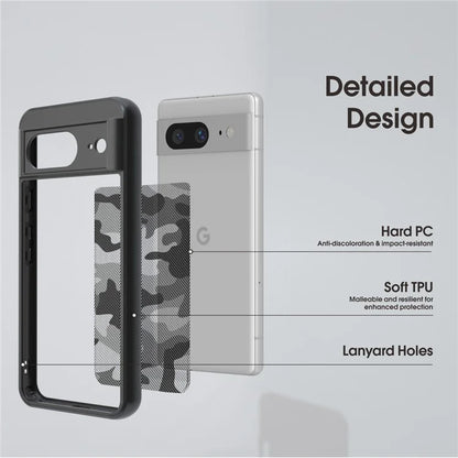 IBMRS PC+TPU Phone Protector for Google Pixel 8 Cases Dustproof Phone Cover