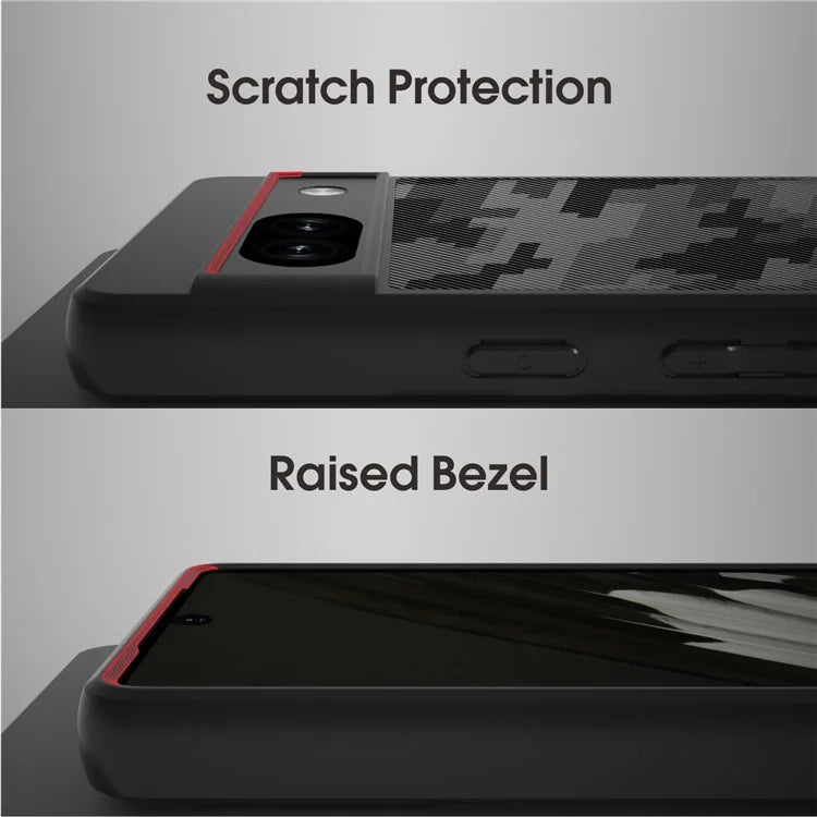 IBMRS Smartphone Cover for Google Pixel 7a Shockproof TPU+PC Phone Shell Case