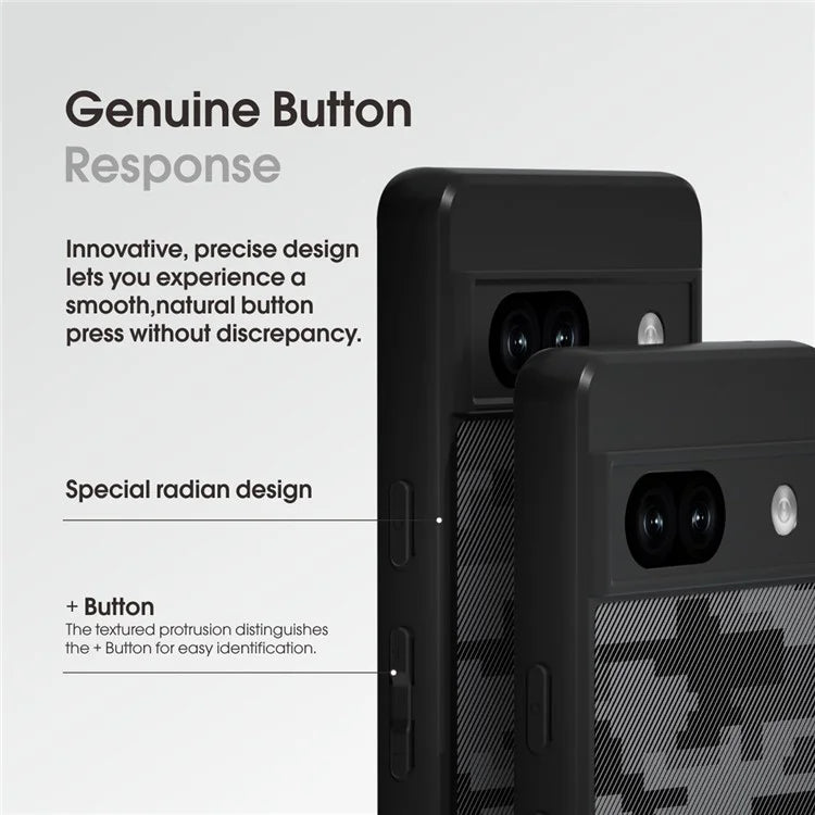 IBMRS Smartphone Cover for Google Pixel 7a Shockproof TPU+PC Phone Shell Case