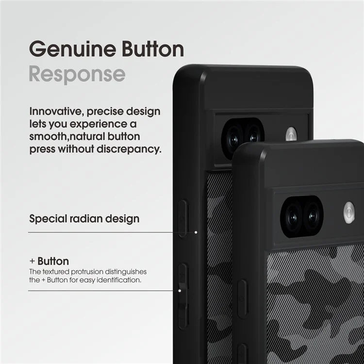 IBMRS Smartphone Cover for Google Pixel 7a Shockproof TPU+PC Phone Shell Case