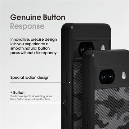 IBMRS Smartphone Cover for Google Pixel 7a Shockproof TPU+PC Phone Shell Case