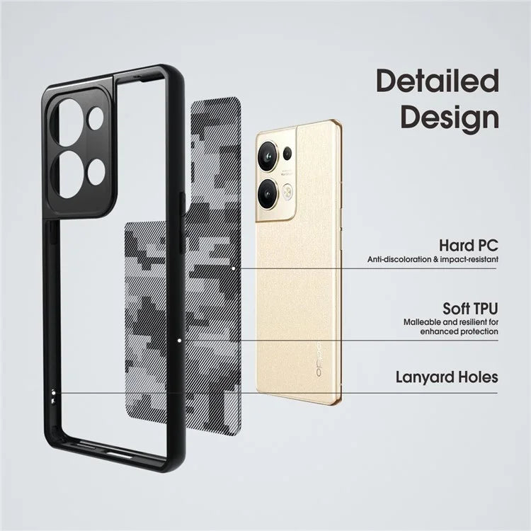 IBMRS Anti-Collision Phone Shell for Oppo Reno9 Pro+ 5G Cases TPU+PC Phone Cover