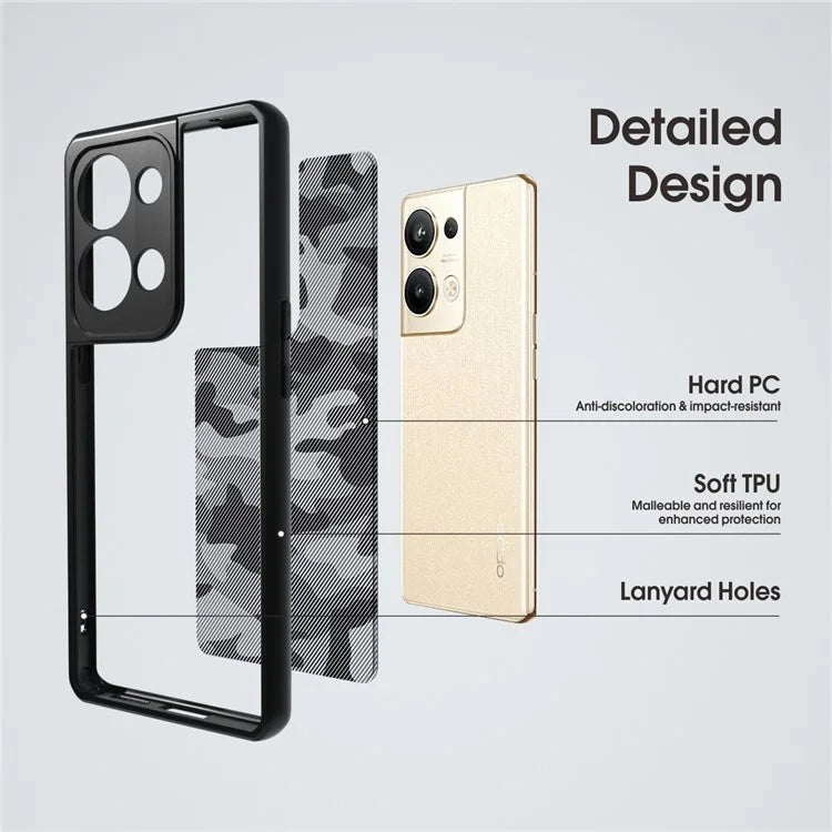 IBMRS Anti-Collision Phone Shell for Oppo Reno9 Pro+ 5G Cases TPU+PC Phone Cover