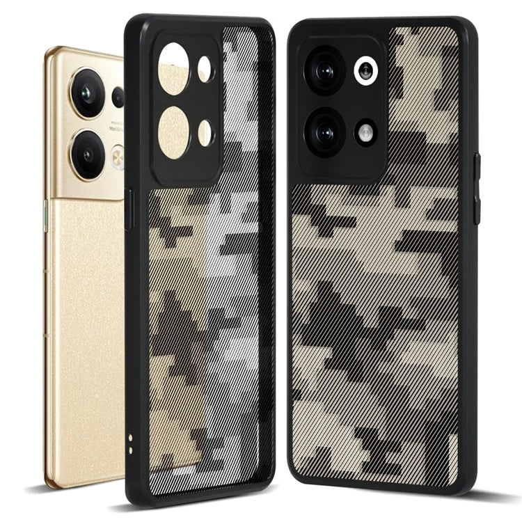 IBMRS Phone Case for Oppo Reno9 Pro 5G / Reno9 5G Raised Bezel TPU+PC Phone Cover