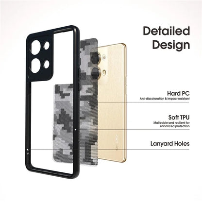 IBMRS Phone Case for Oppo Reno9 Pro 5G / Reno9 5G Raised Bezel TPU+PC Phone Cover