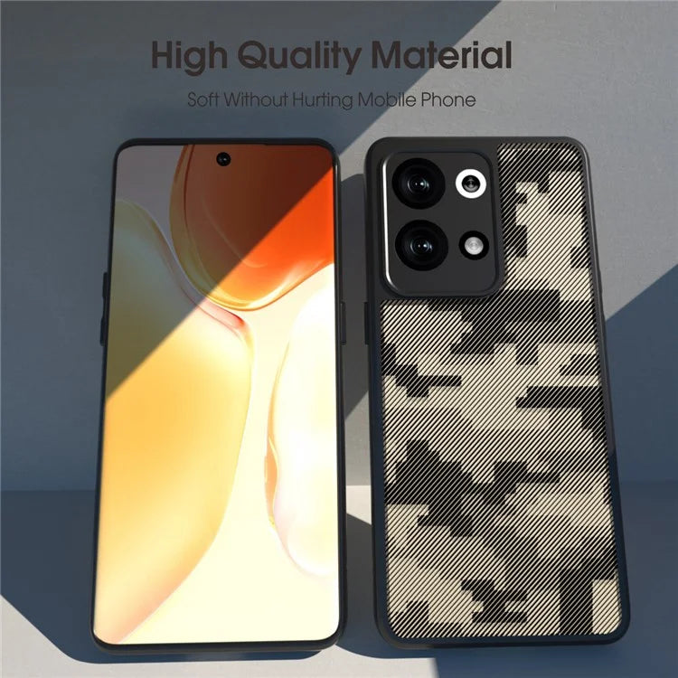 IBMRS Phone Case for Oppo Reno9 Pro 5G / Reno9 5G Raised Bezel TPU+PC Phone Cover