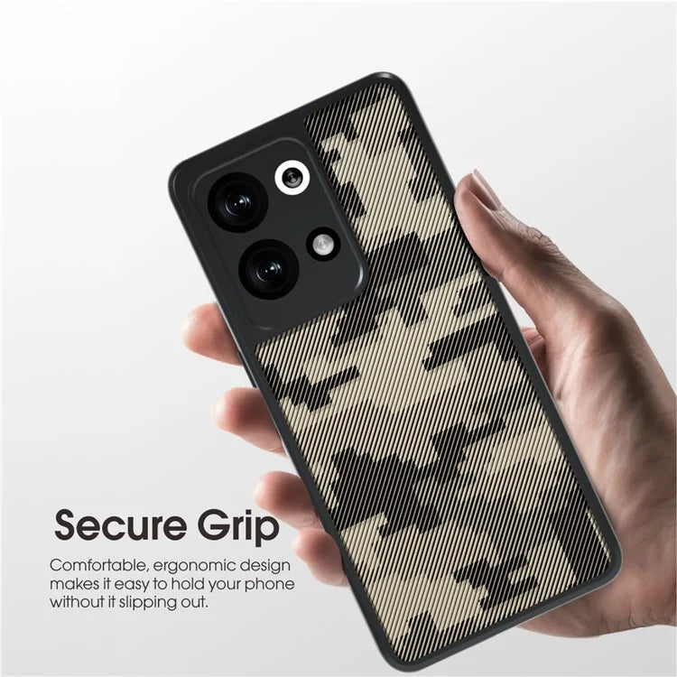 IBMRS Phone Case for Oppo Reno9 Pro 5G / Reno9 5G Raised Bezel TPU+PC Phone Cover