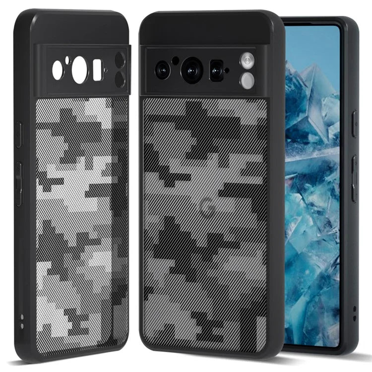 IBMRS For Google Pixel 8 Pro Cover Shock Absorbing Secure Grip Phone Back Case